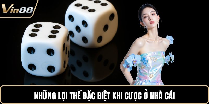 Những lợi thế đặc biệt khi cược ở nhà cái